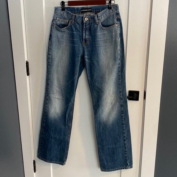 Express Low Rise Boot 100% Cotton Y2K EUC - Picture 1 of 13